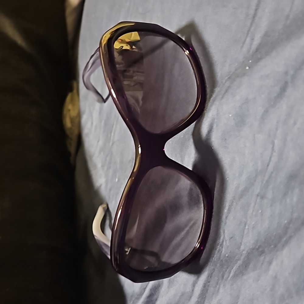 Versace navy blue sunglasses